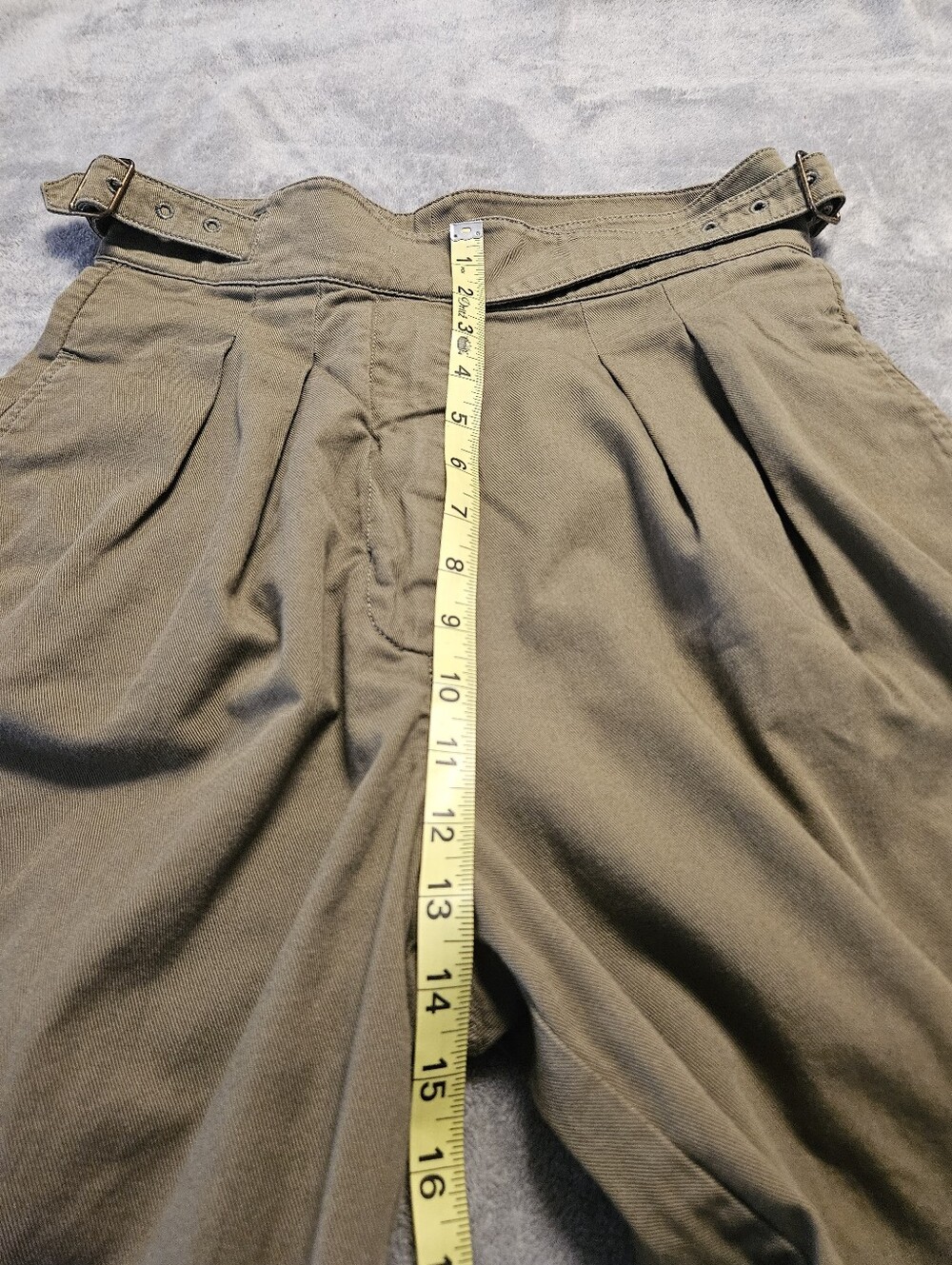 Max Mara Weekend Wide Leg Belted Trousers Size 6 - Picture 4 of 12